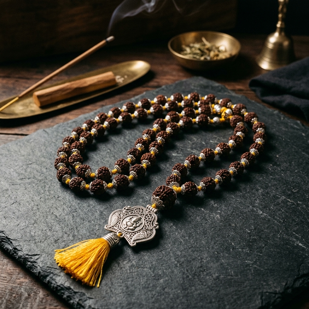 7 Mukhi Rudraksha Mala - 7 Mukhi Rudraksha Mala